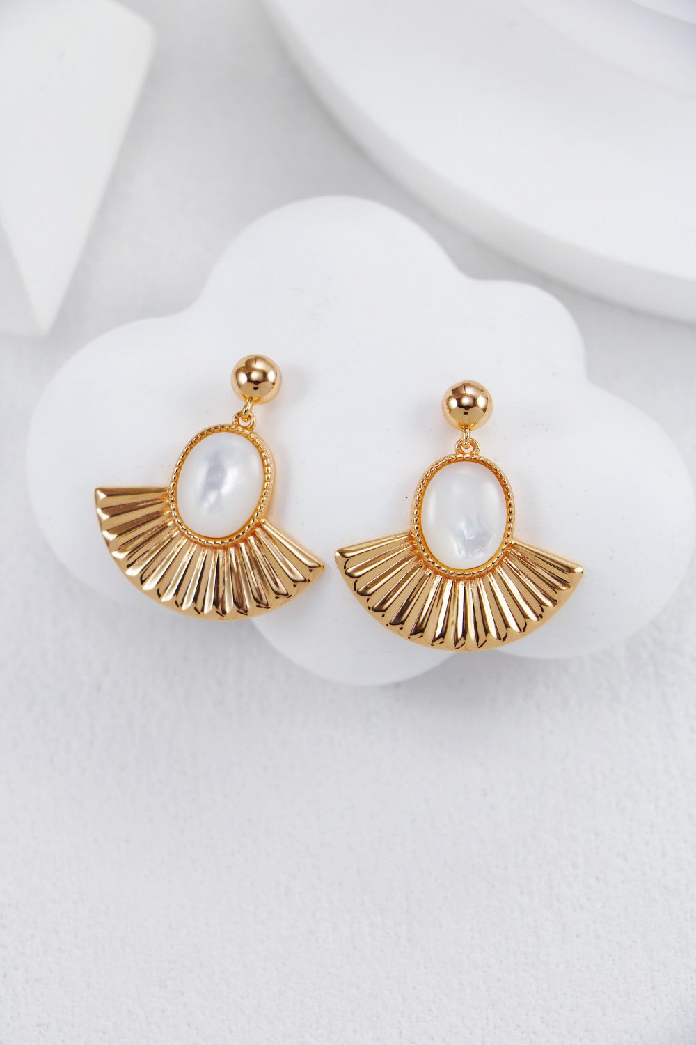 Lunar Radiance Pearl Earrings