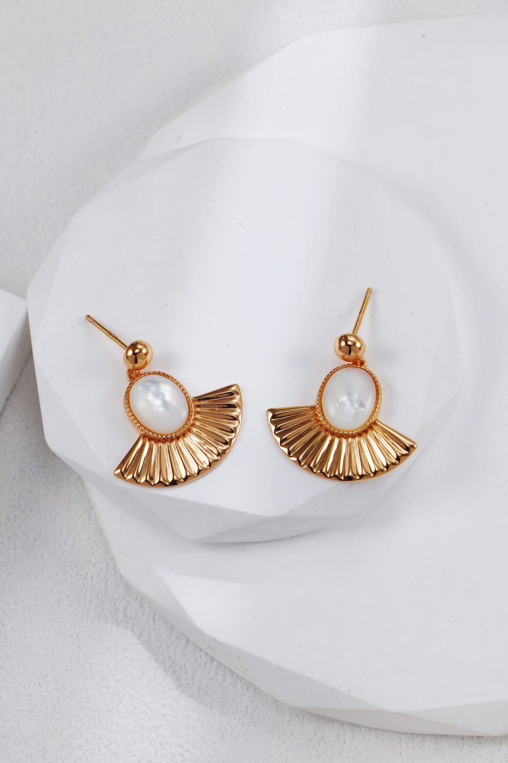 Lunar Radiance Pearl Earrings