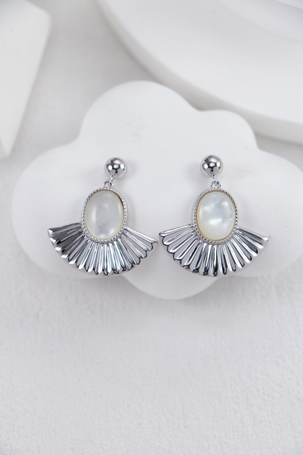 Lunar Radiance Pearl Earrings