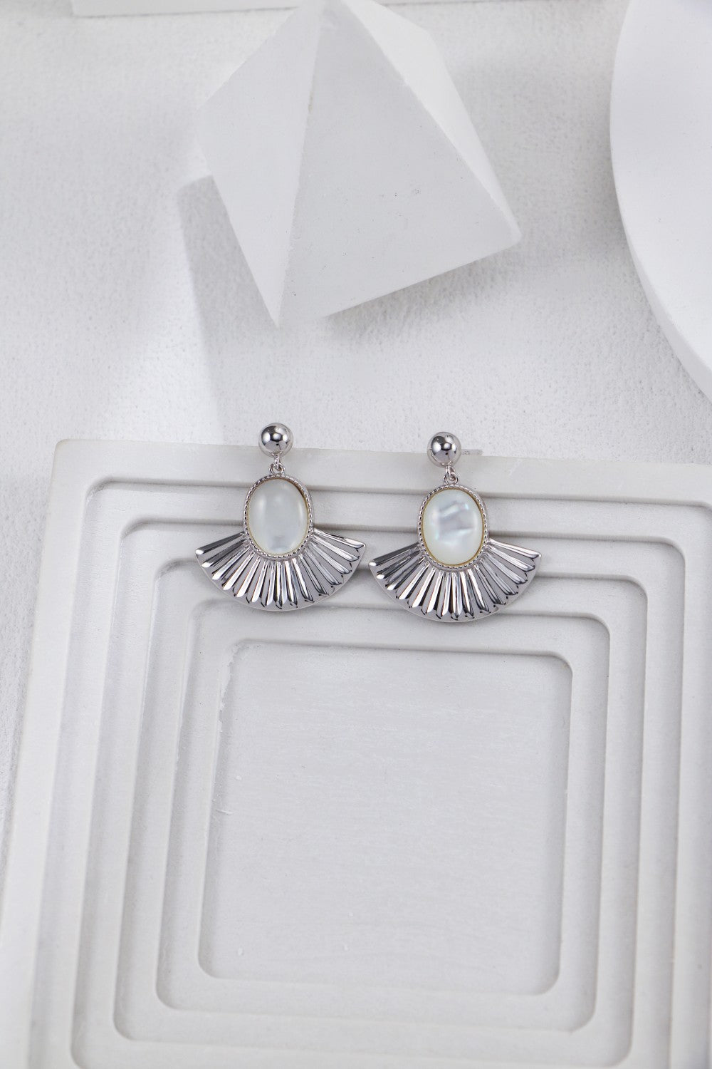 Lunar Radiance Pearl Earrings