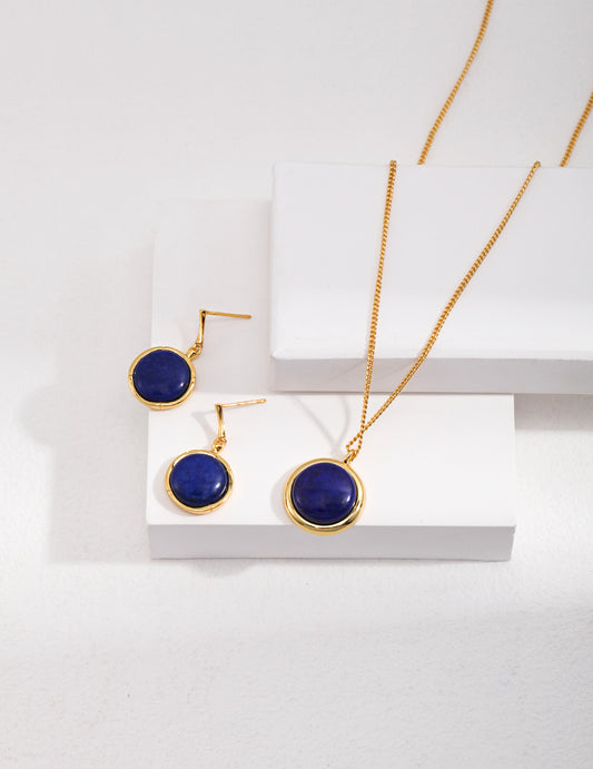 Bold Blue Stone Necklace | Petite Secret Jewellery