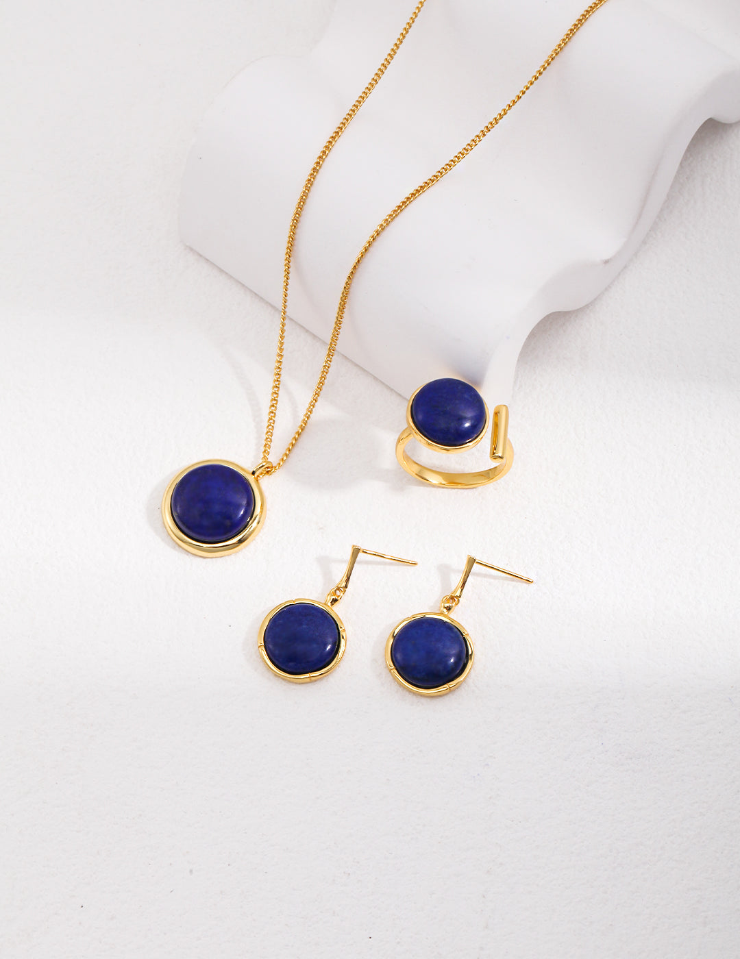 Bold Blue Stone Necklace | Petite Secret Jewellery