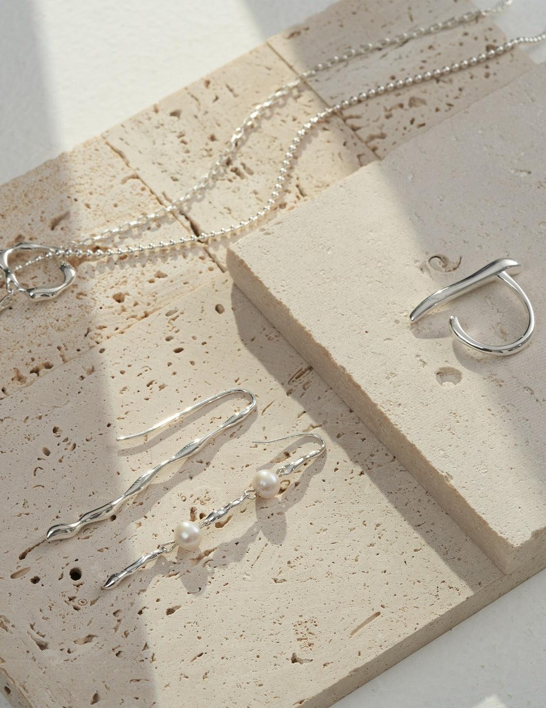 Elegant Pearl Drop Earrings - Petite Secret Jewellery