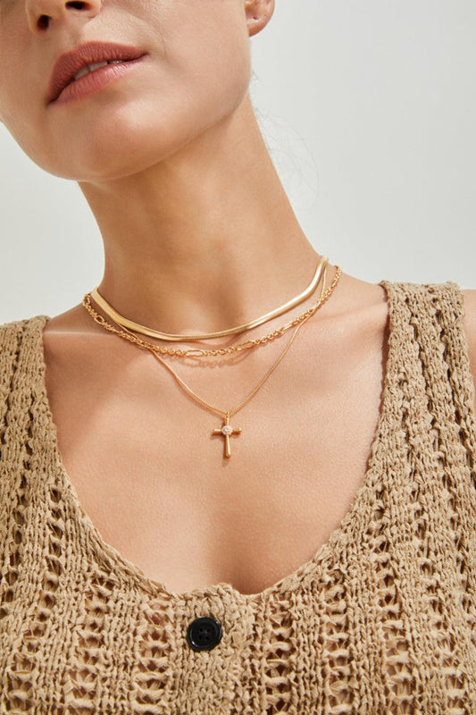 Snake Chain Necklace Gold/Silver - Petite Secret Jewellery