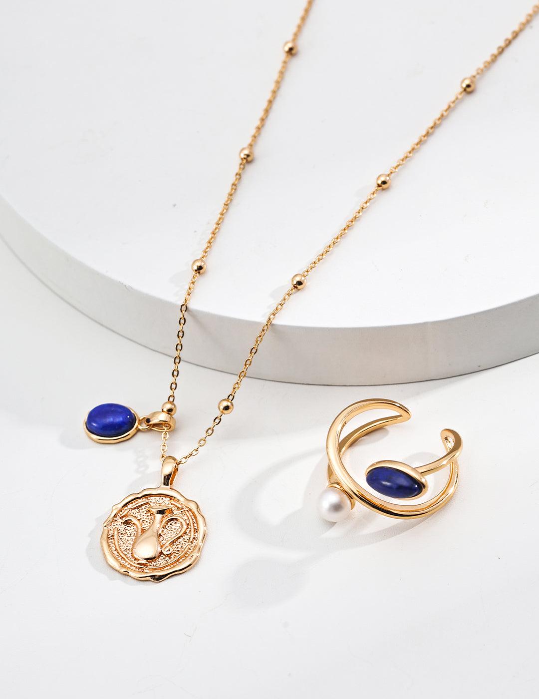 Golden Medallion Necklace | Petite Secret Jewellery - Petite Secret Jewellery