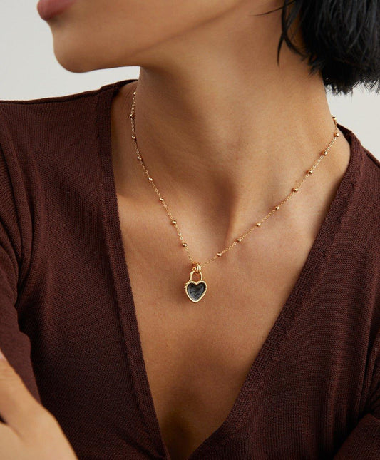 Heart Pendant Necklace - Petite Secret Jewellery