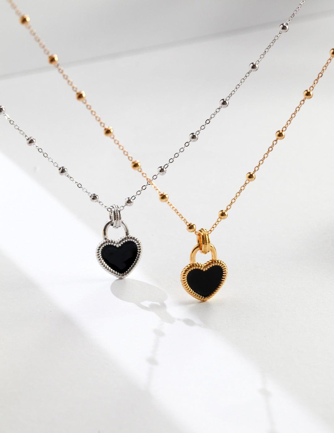Heart Pendant Necklace - Petite Secret Jewellery