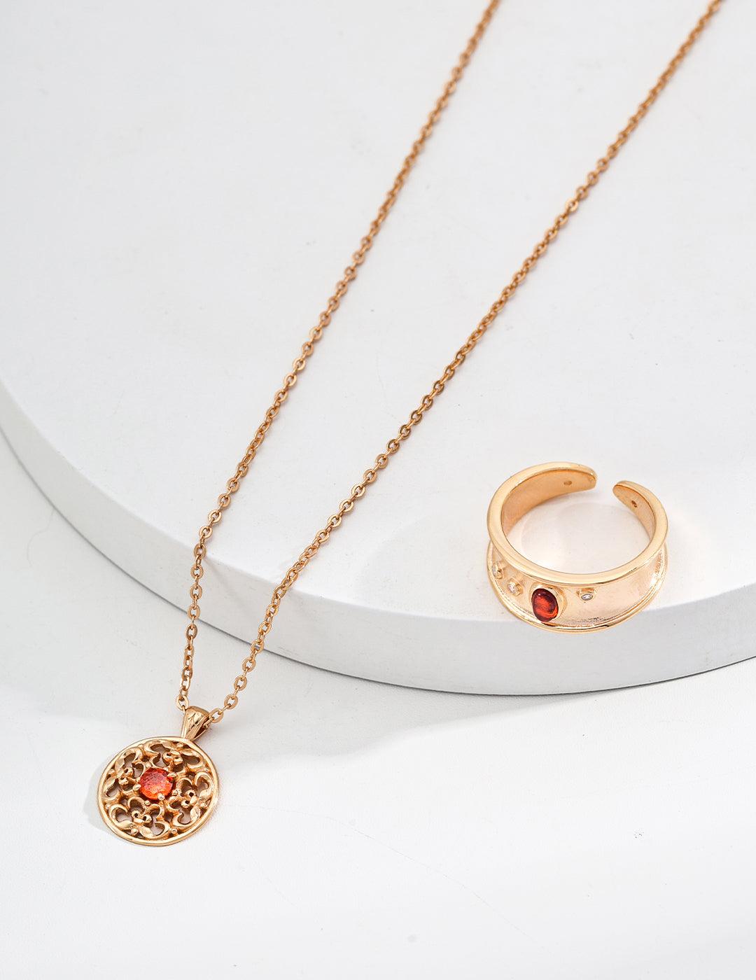 Ornate Filigree Pendant Necklace - Petite Secret Jewellery