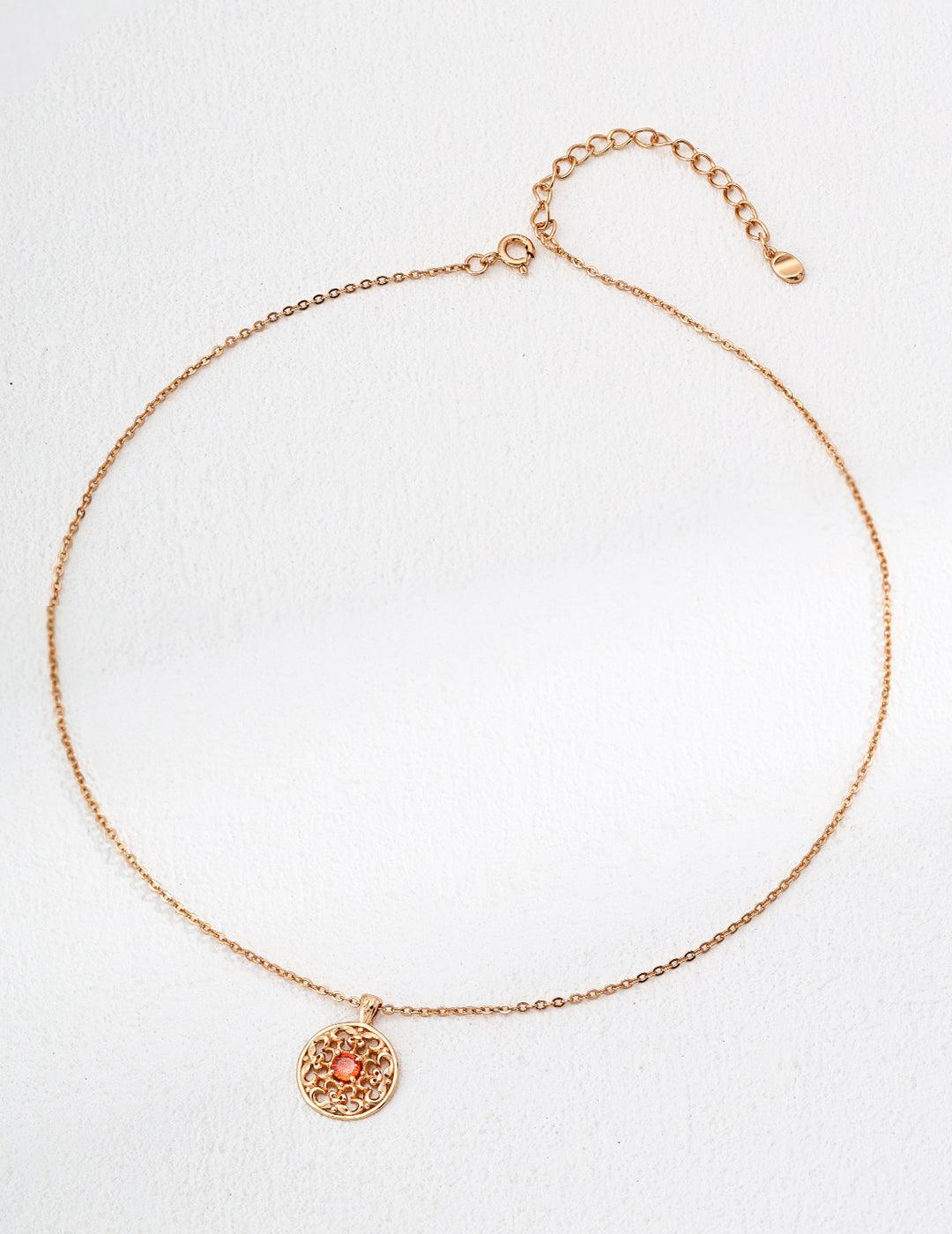 Ornate Filigree Pendant Necklace - Petite Secret Jewellery