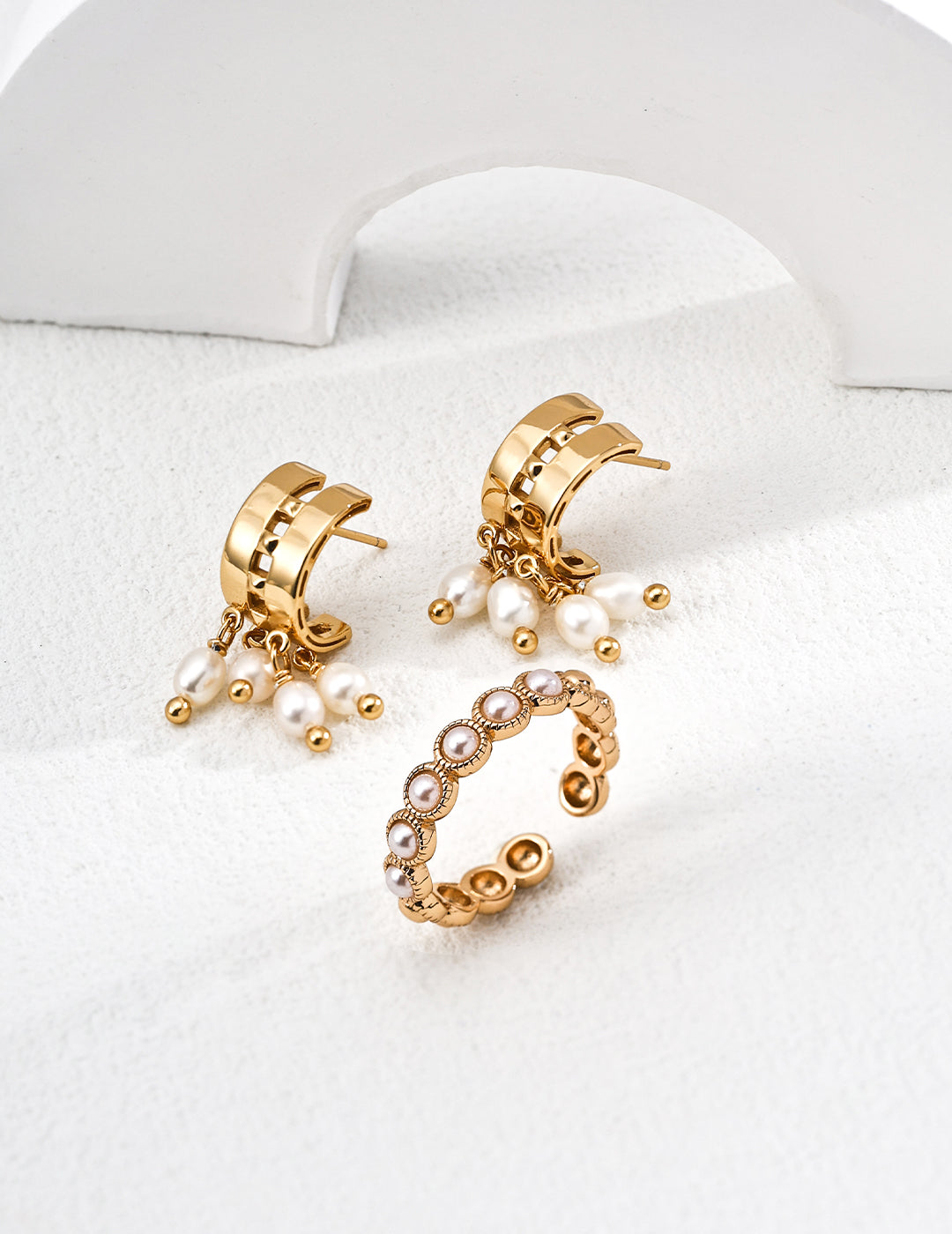 Pearl Embrace Ring | Petite Secret Jewellery
