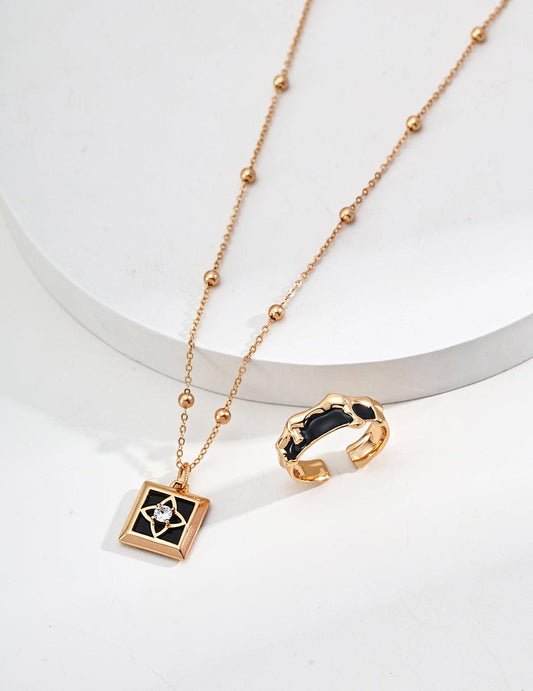 Square Charm Necklace | Petite Secret Jewellery - Petite Secret Jewellery