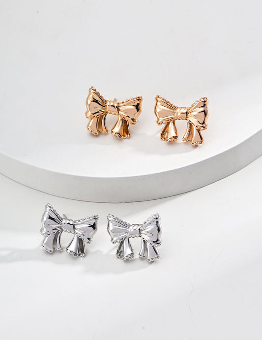 Bow Knot Stud Earrings | Petite Secret Jewellery - Petite Secret Jewellery