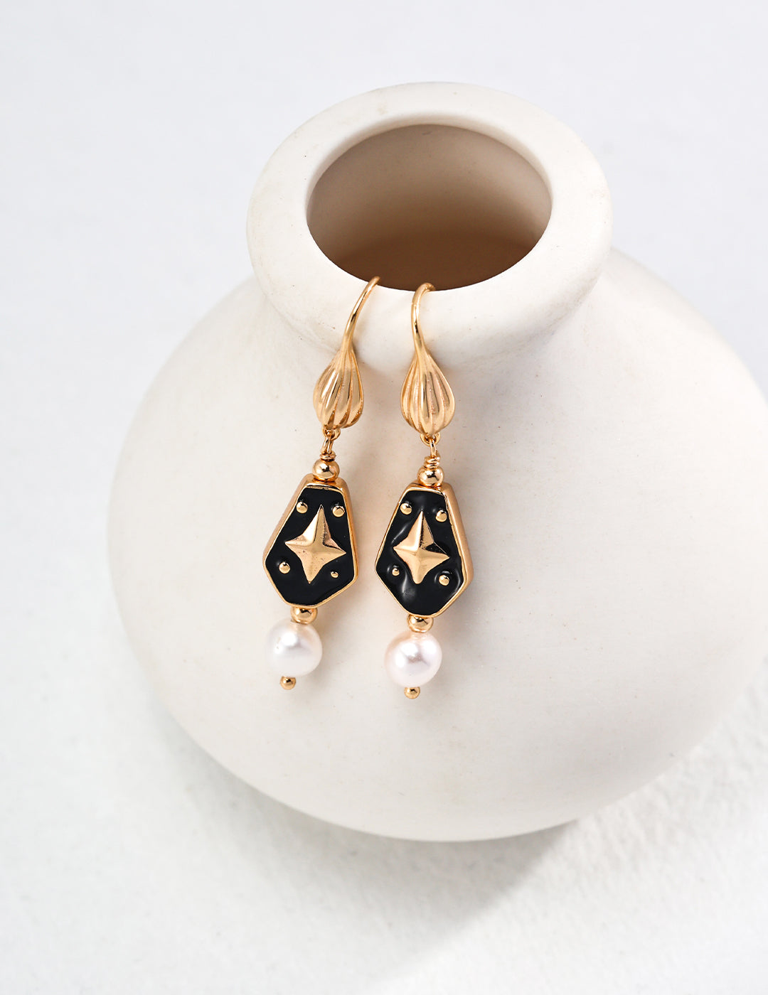 Celestial Charm Drop Earrings - Petite Secret Jewellery