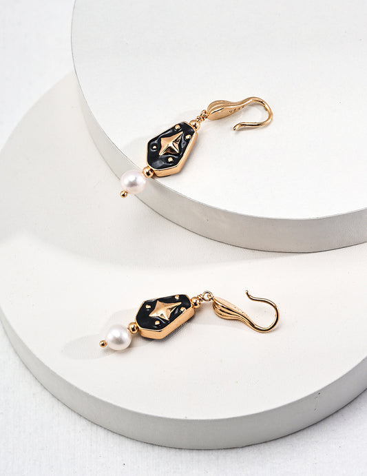 Celestial Charm Drop Earrings - Petite Secret Jewellery