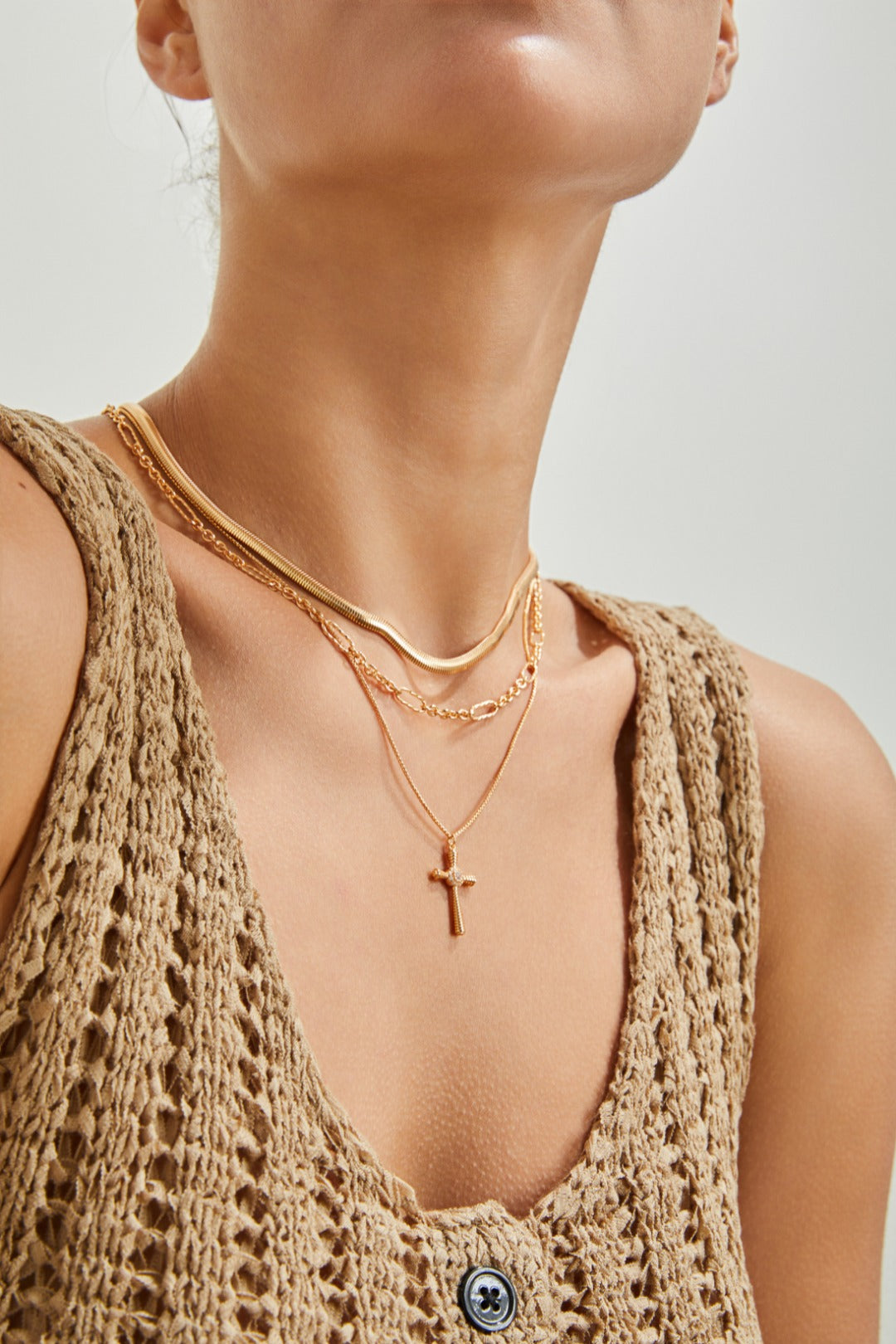 Snake Chain Necklace Gold/Silver - Petite Secret Jewellery