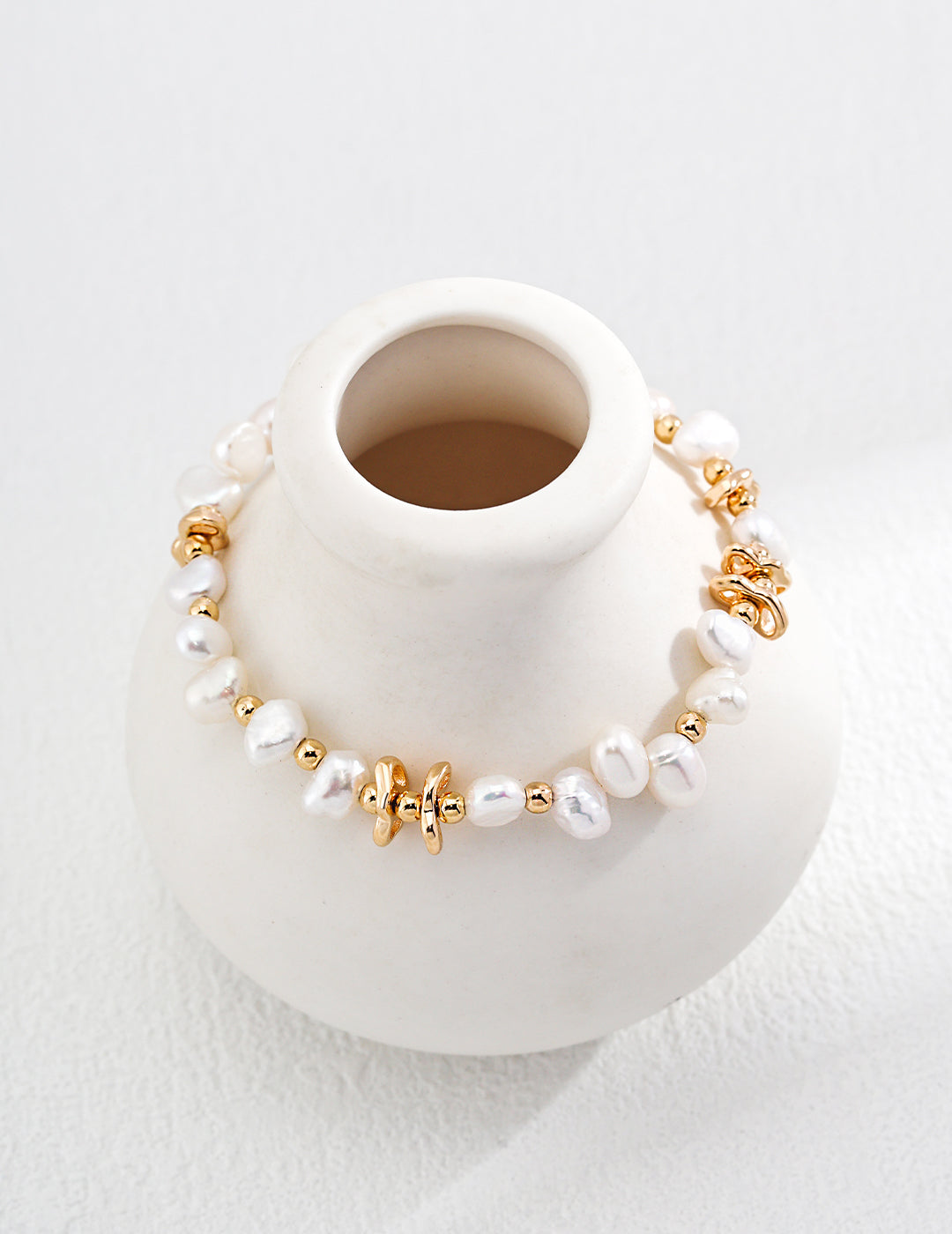 Golden Accents Freshwater Pearl Bracelet - Petite Secret Jewellery