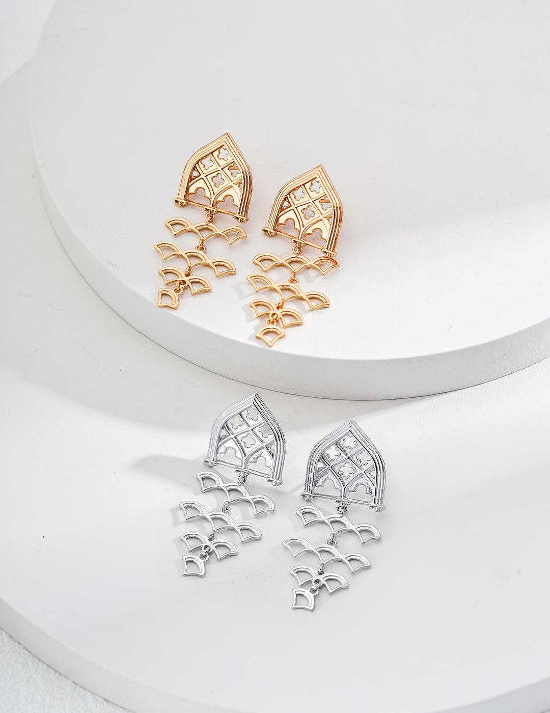 Gothic Elegance Drop Earrings | Petite Secret Jewellery - Petite Secret Jewellery