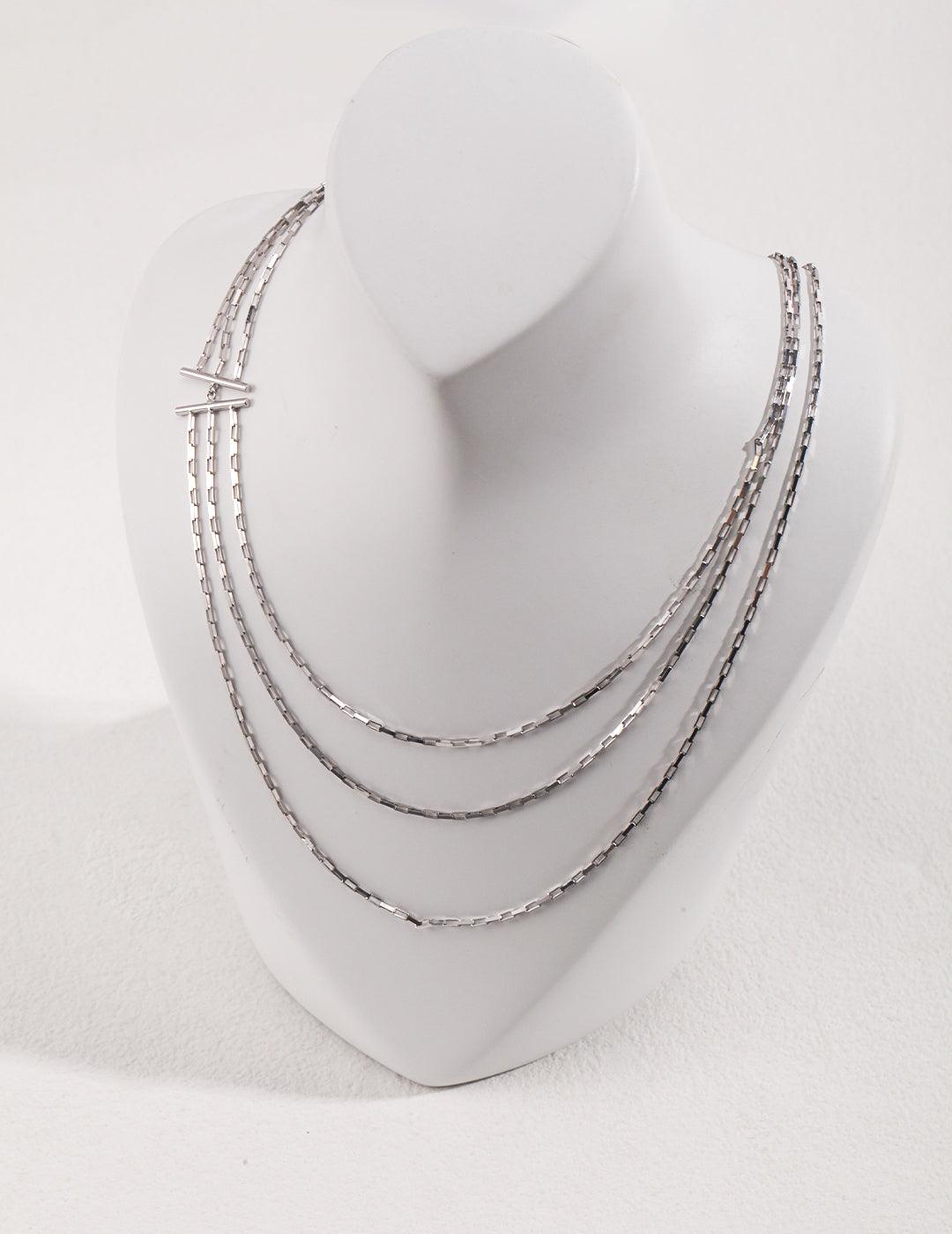 Layered Gold Chain Necklace - Petite Secret Jewellery