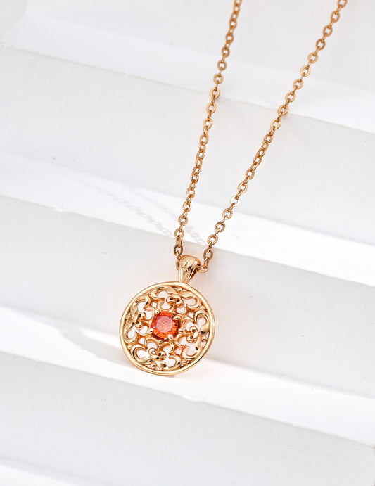 Ornate Filigree Pendant Necklace - Petite Secret Jewellery