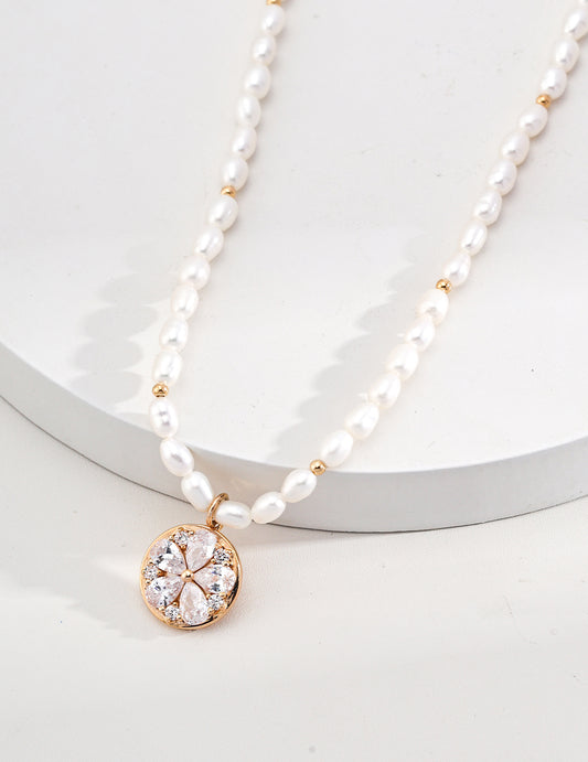 Sakura Freshwater Pearl Necklace - Petite Secret Jewellery