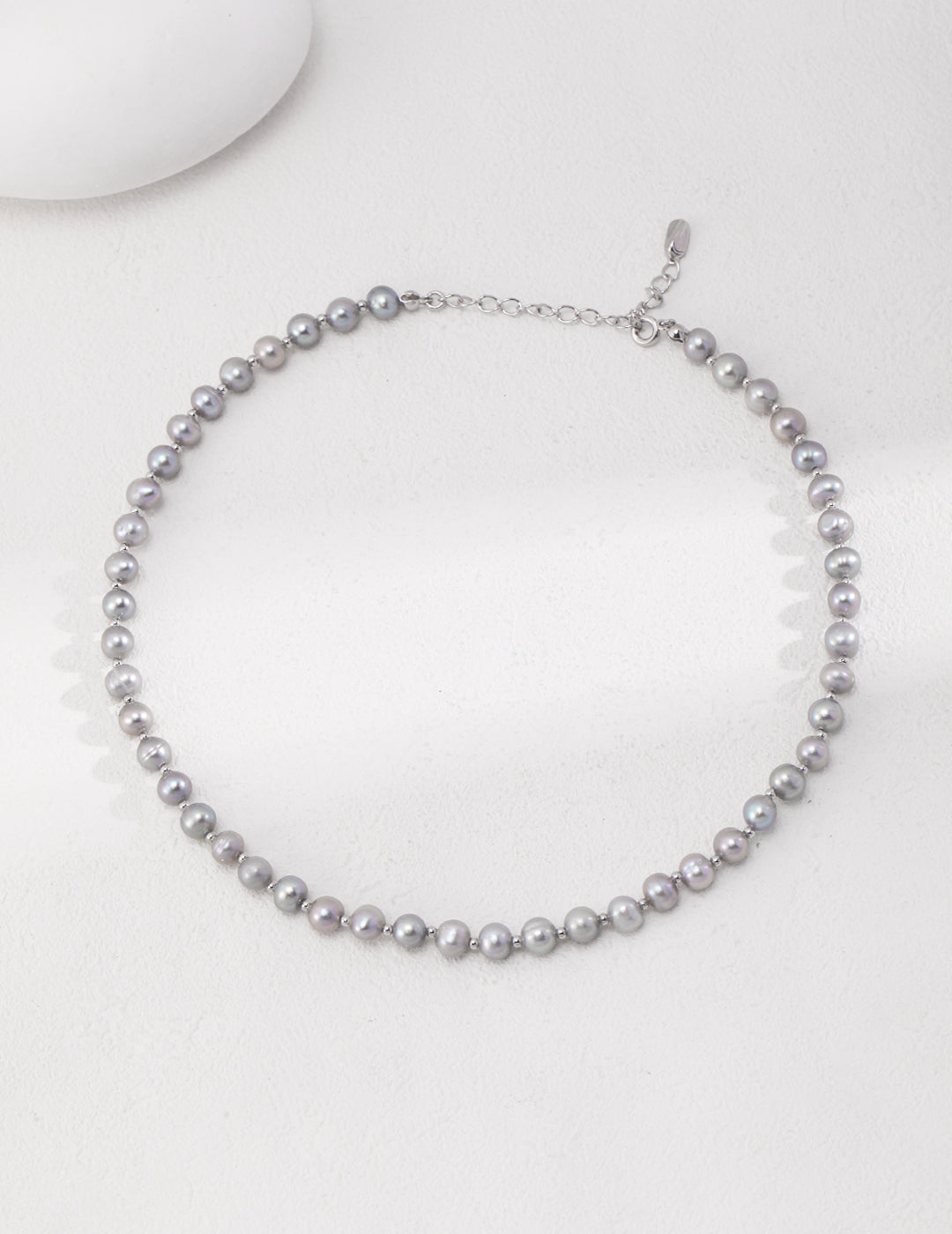 Silver Glow Pearl Necklace - Petite Secret Jewellery