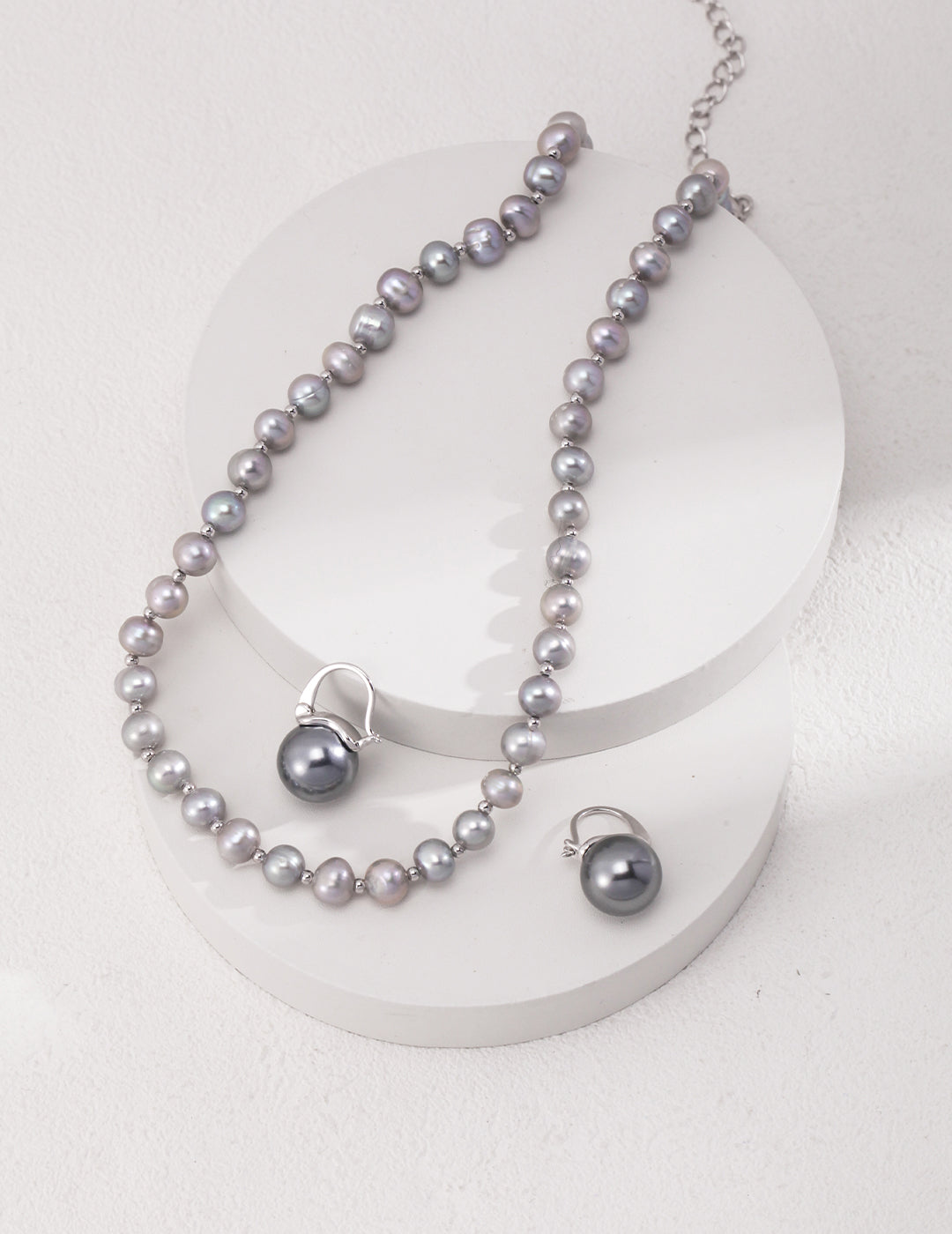 Silver Glow Pearl Necklace - Petite Secret Jewellery