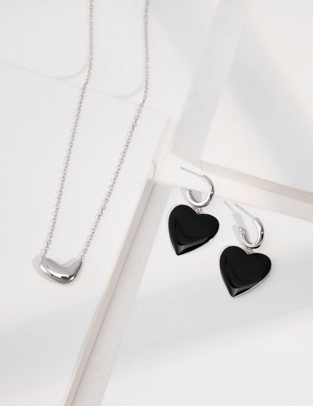Smile" Bean Pendant Necklace - Petite Secret Jewellery