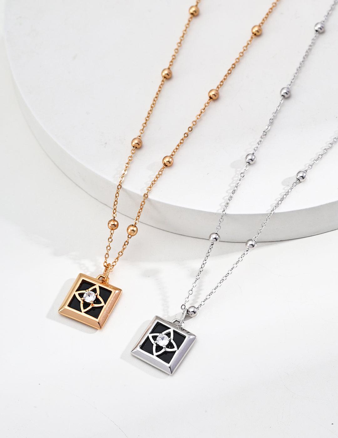 Square Charm Necklace | Petite Secret Jewellery - Petite Secret Jewellery