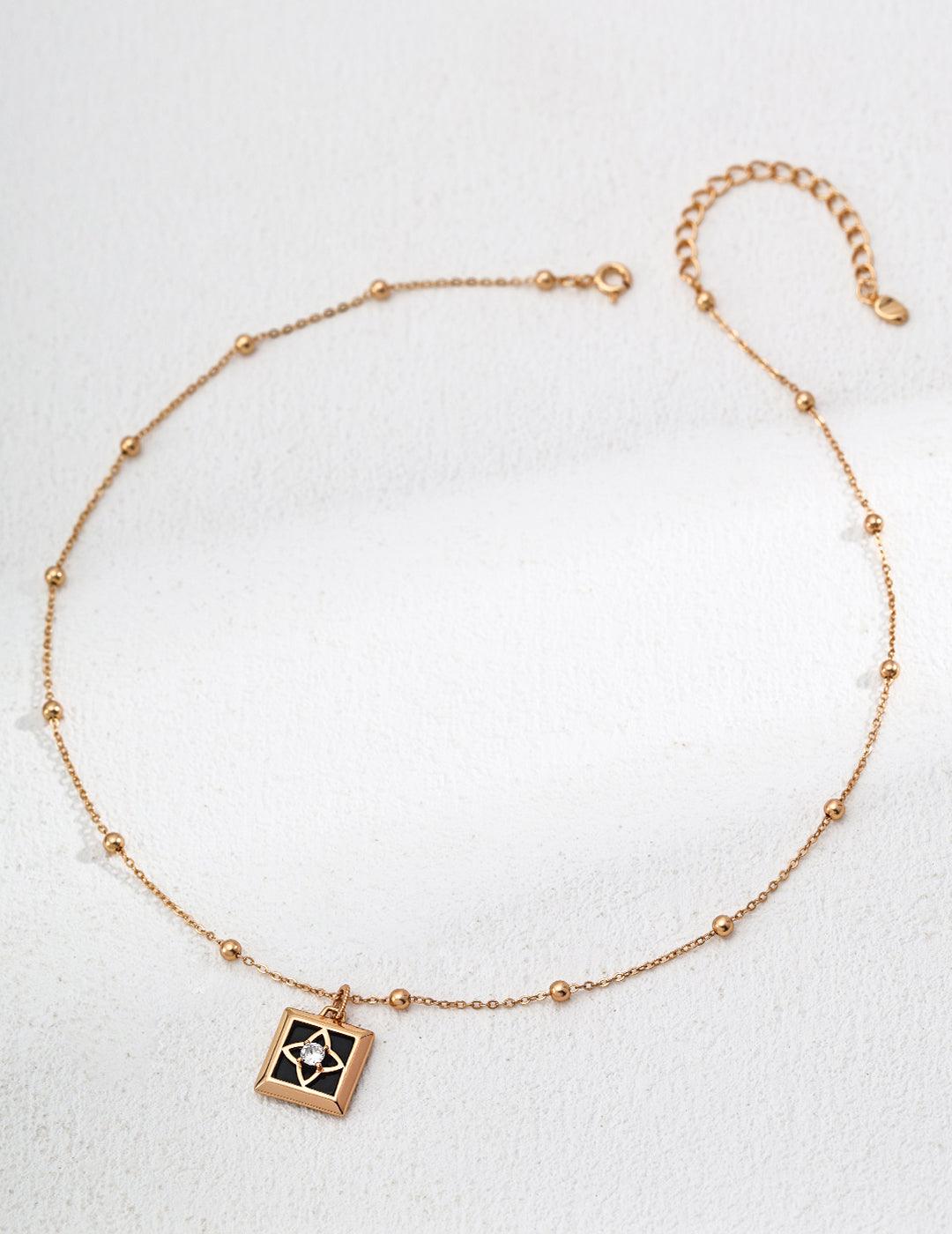 Square Charm Necklace | Petite Secret Jewellery - Petite Secret Jewellery