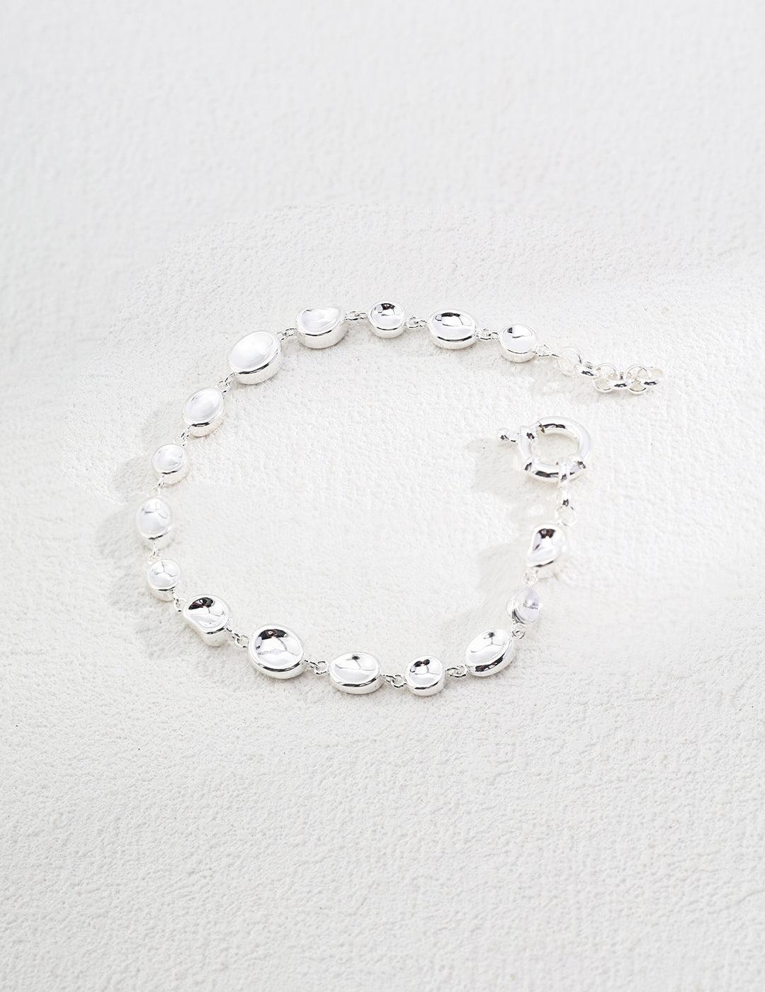 Sterling Silver Pebble Bracelet | Petite Secret Jewellery - Petite Secret Jewellery