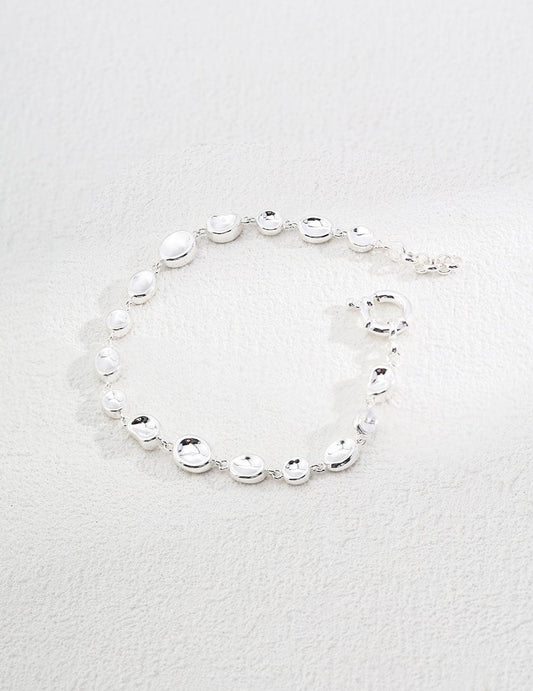 Sterling Silver Pebble Bracelet | Petite Secret Jewellery - Petite Secret Jewellery