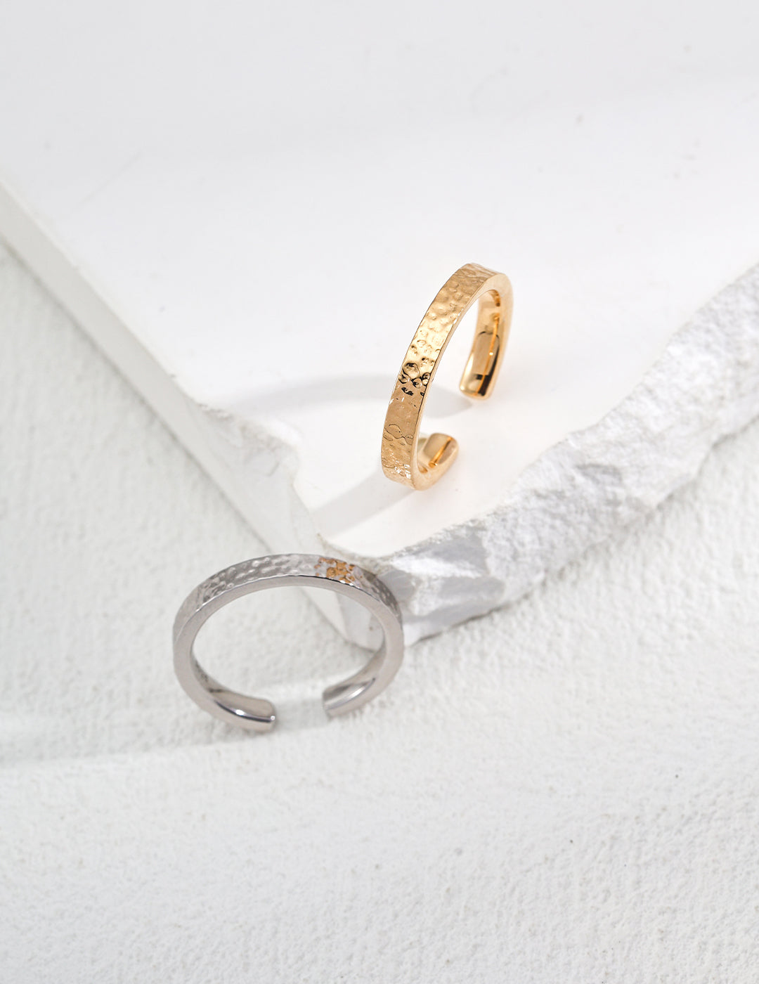 Terra Texture Adjustable Rings
