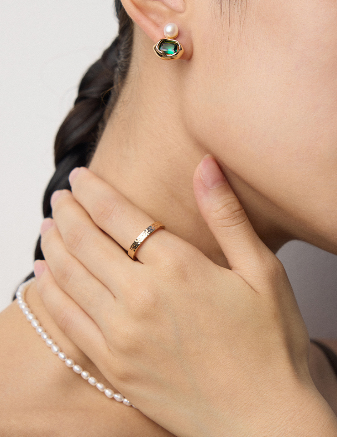 Terra Texture Adjustable Rings