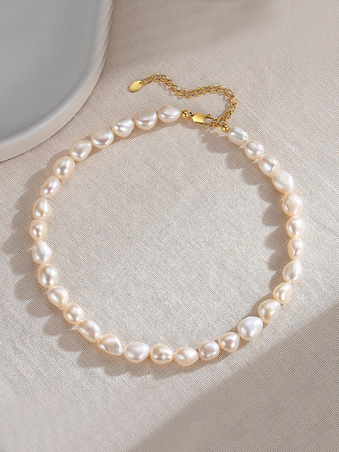 Timeless Baroque Pearl Necklace - Petite Secret Jewellery