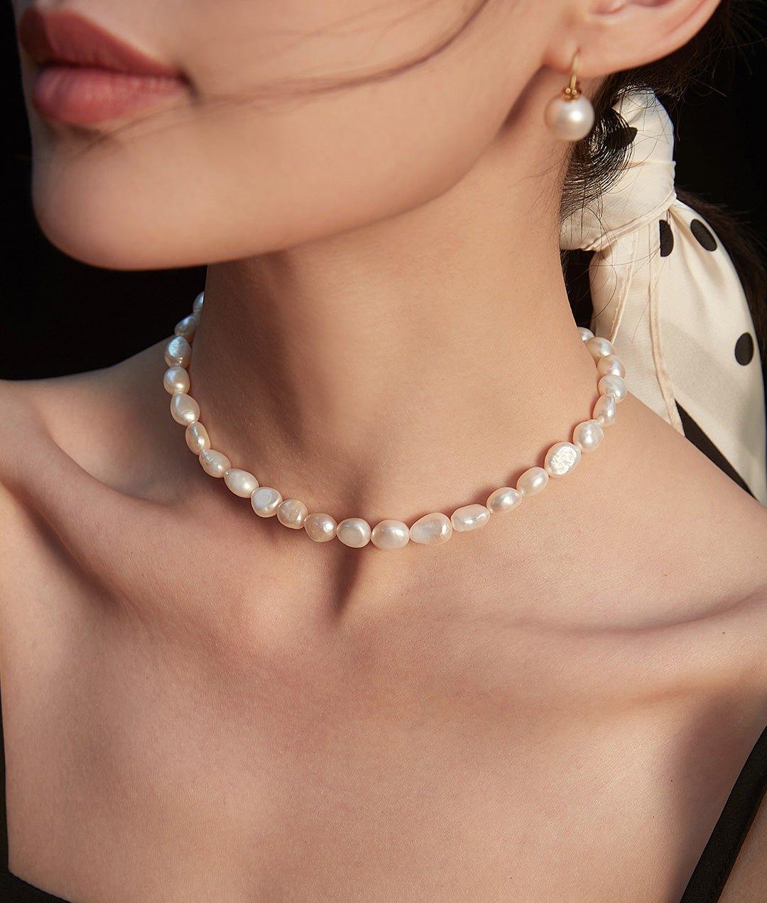 Timeless Baroque Pearl Necklace - Petite Secret Jewellery