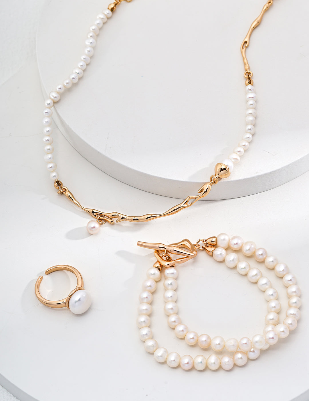 Timeless Double Strand Pearl Bracelet - Petite Secret Jewellery