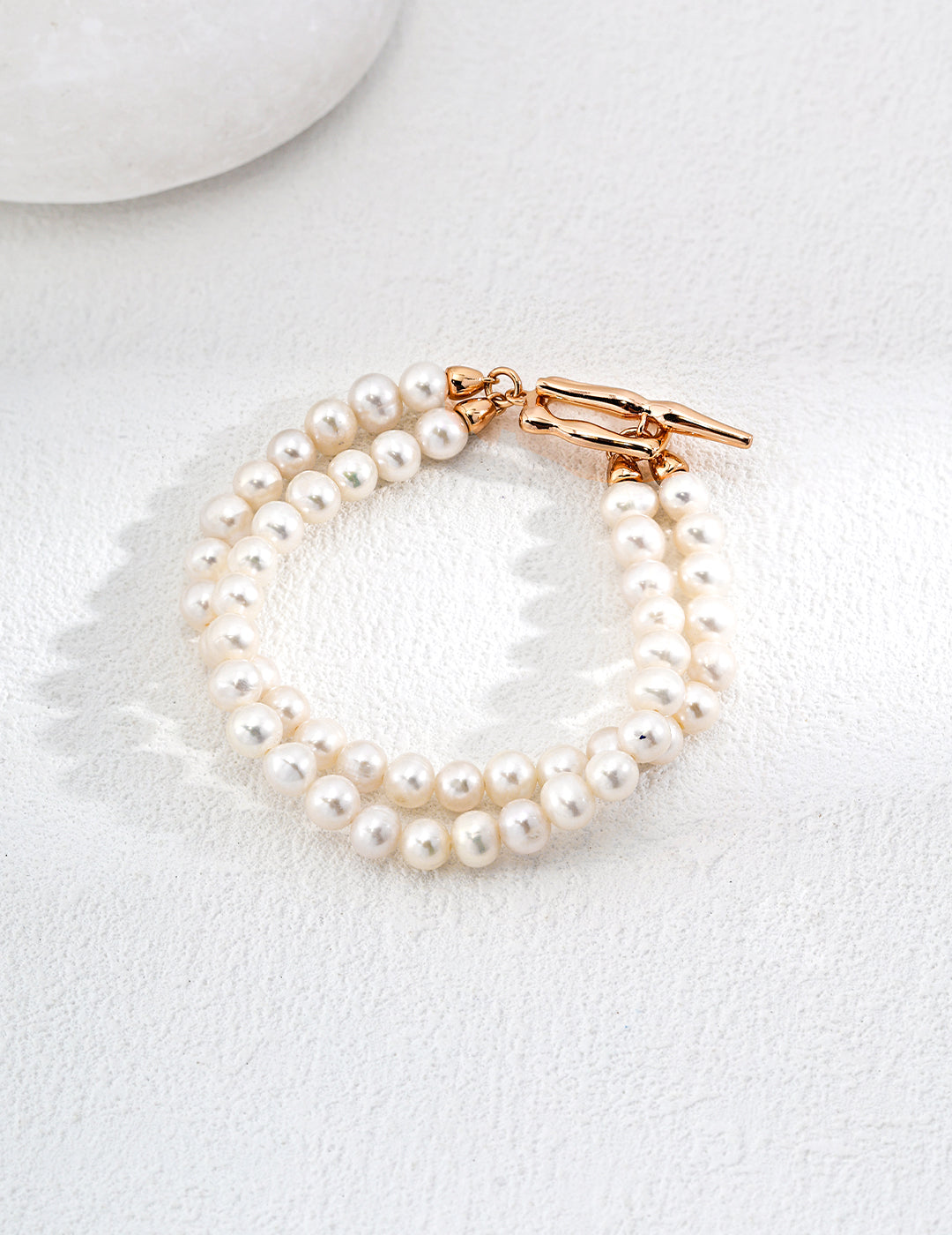 Timeless Double Strand Pearl Bracelet - Petite Secret Jewellery