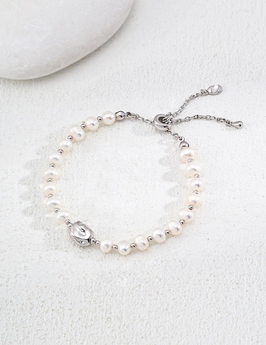 Vintage-Inspired Pearl Bracelet (Gold/Silver) - Petite Secret Jewellery