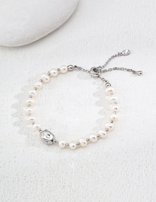 Vintage-Inspired Pearl Bracelet (Gold/Silver) - Petite Secret Jewellery